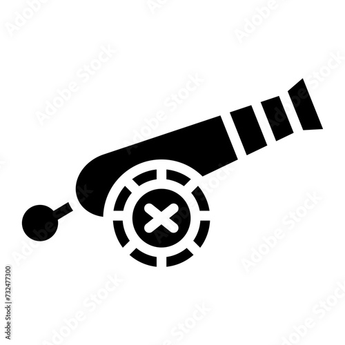 Cannon icon vector image. Can be used for Shooting.