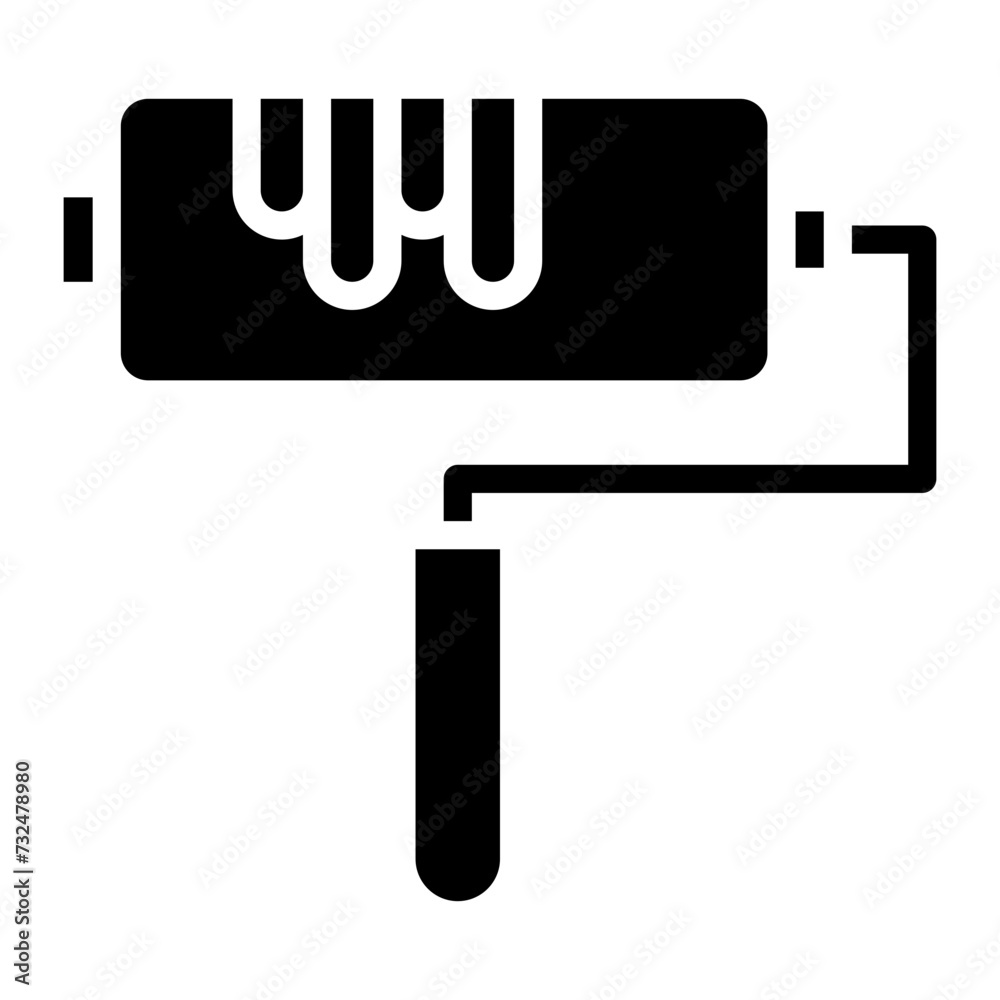 Roller icon vector image. Can be used for Veterinary.
