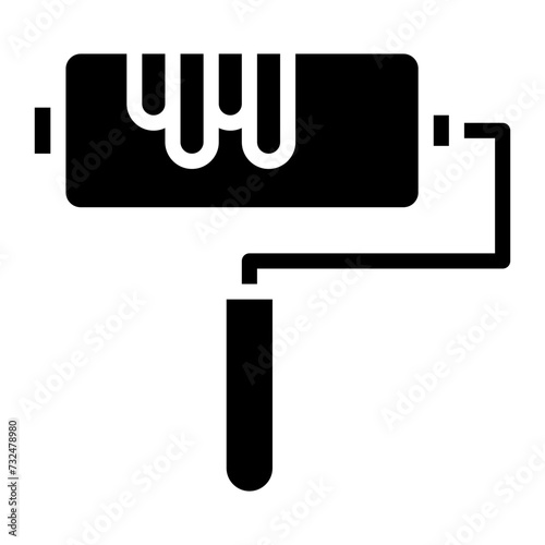 Roller icon vector image. Can be used for Veterinary.