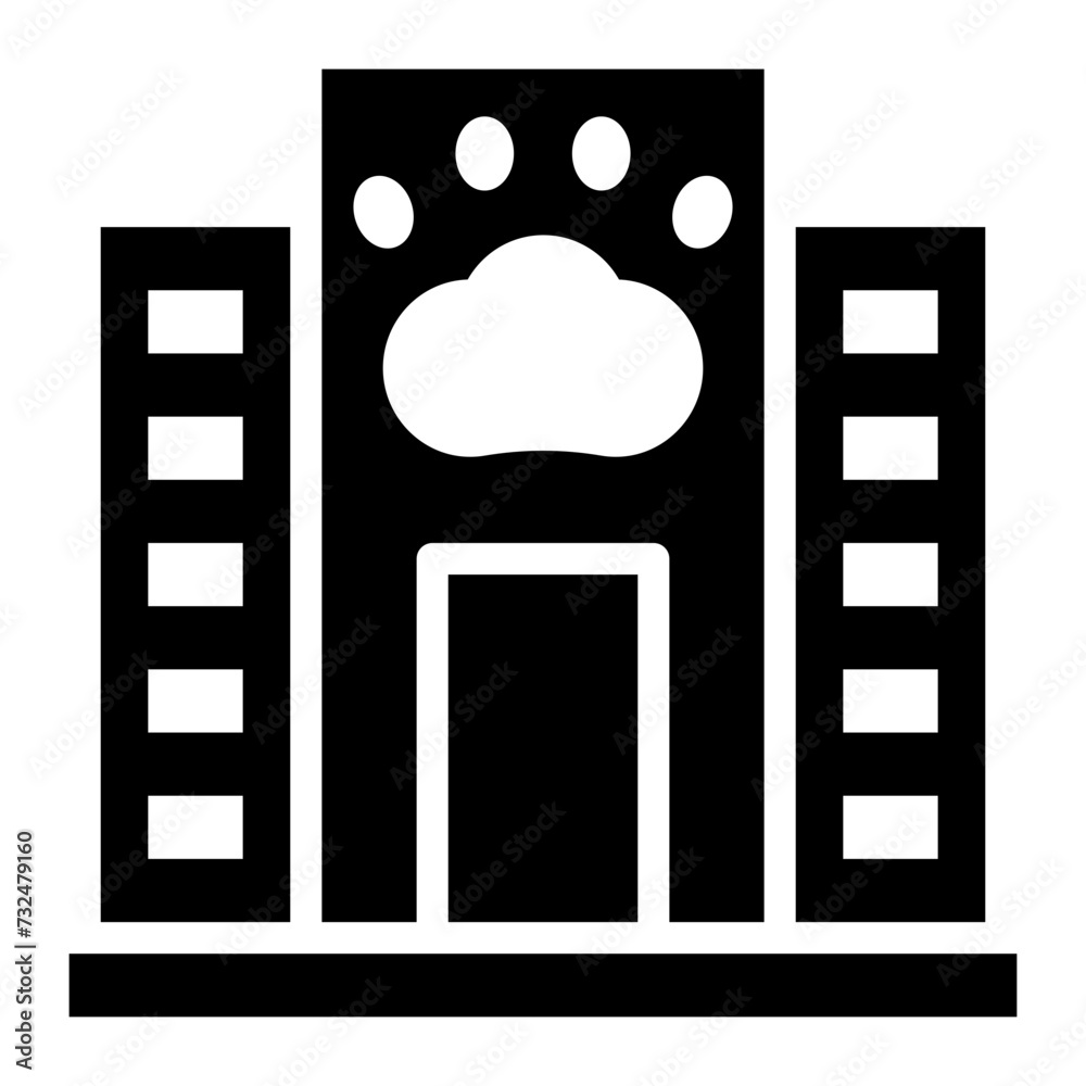 Obraz premium Vet School icon vector image. Can be used for Veterinary.