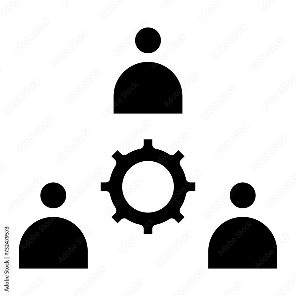 Company Meeting icon vector image. Can be used for Crisis Mangement. Company Meeting icon vector image. Can be used for Crisis Mangement.