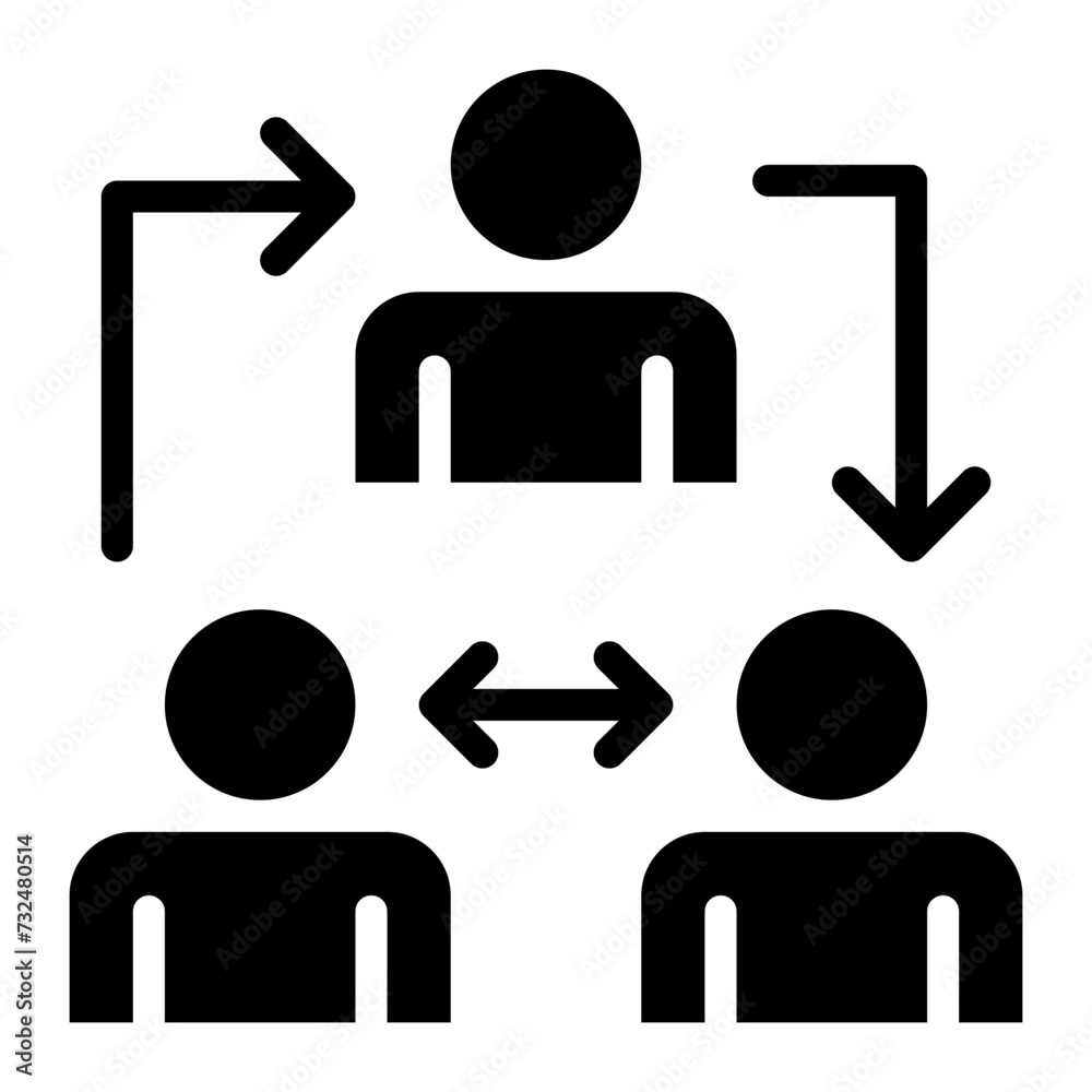Third Party icon vector image. Can be used for Compliance And Regulation. Third Party icon vector image. Can be used for Compliance And Regulation.