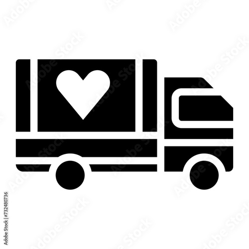 Delivery Truck icon vector image. Can be used for Agriculture.