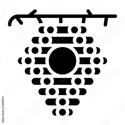 Hive icon vector image. Can be used for Agriculture.
