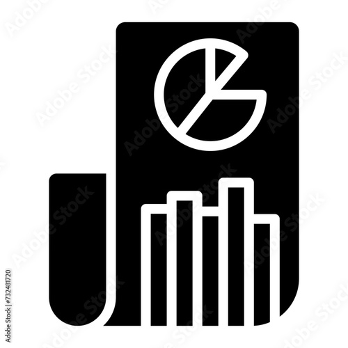 Report File icon vector image. Can be used for Documents And Files.