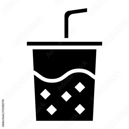 Soda icon vector image. Can be used for Water Park.