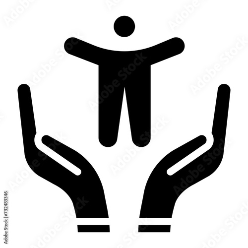 Adult Day Care icon vector image. Can be used for Home Services.