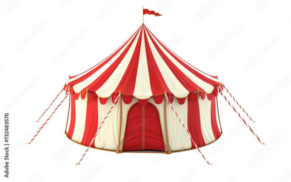 Circus tent isolated on transparent background Circus tent isolated on transparent background