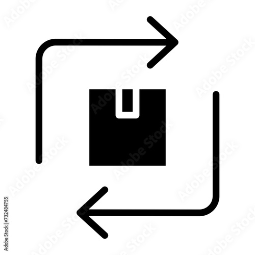 Exchange icon vector image. Can be used for Online Store.