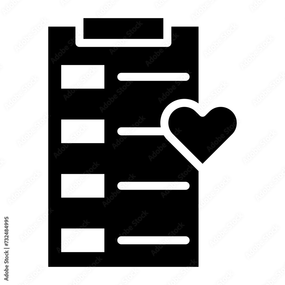 Wishlist icon vector image. Can be used for Online Store. Wishlist icon vector image. Can be used for Online Store.