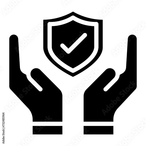 Trust icon vector image. Can be used for Teamwork.