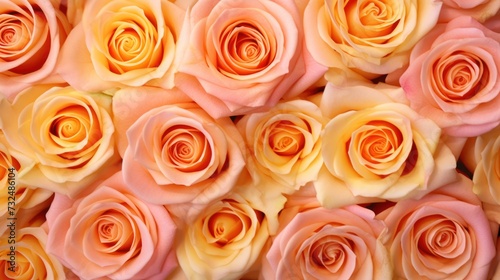 colorful rose flower pattern