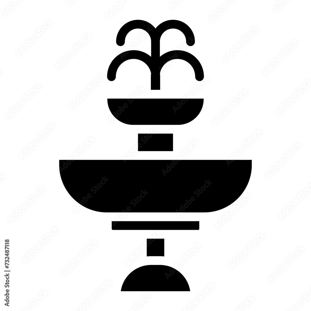 Drinking Fountain icon vector image. Can be used for Public Utilities. Drinking Fountain icon vector image. Can be used for Public Utilities.