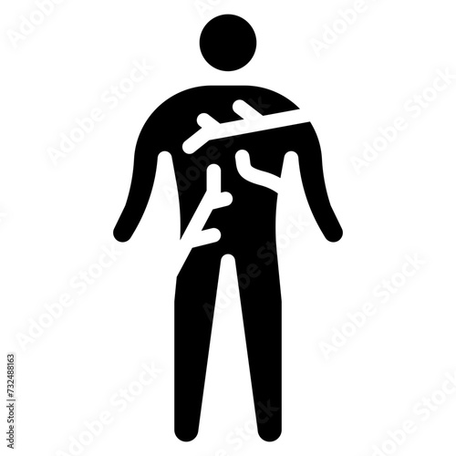 Angiogram icon vector image. Can be used for Cardiology.