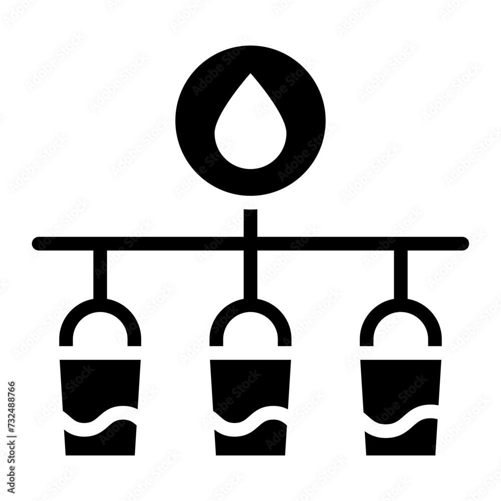 Water Distribution icon vector image. Can be used for Water Crisis. Water Distribution icon vector image. Can be used for Water Crisis.