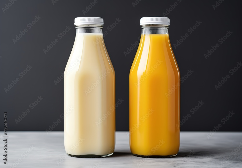 juice bottle mockup on gray background juice bottle mockup on gray background