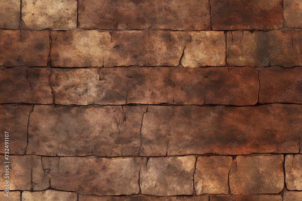 Fototapeta premium texture of old and abandoned floor of big bricks
