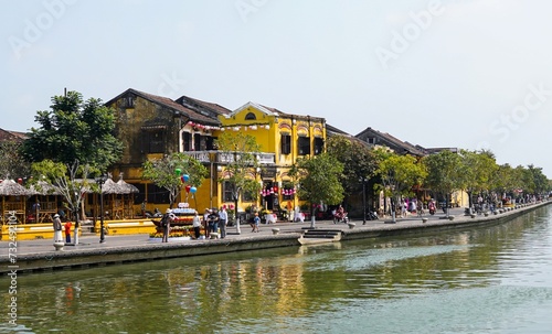 Hoi An old town, Vietnam World Heritage Site by UNESCO as a well-preserved example of a Southeast Asian trading port of the 15th to 19th centuries photo