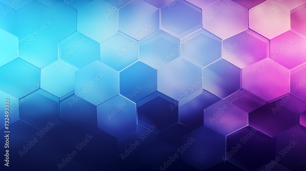 Cool Blue Hexagonal Dreams Cool Blue Hexagonal Dreams