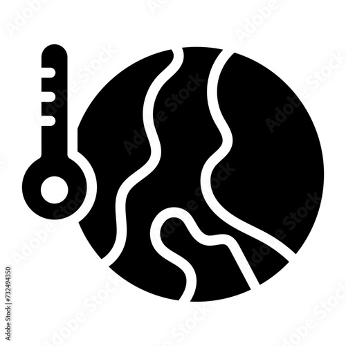 Climate Change icon vector image. Can be used for Protesting and Civil Disobedience.