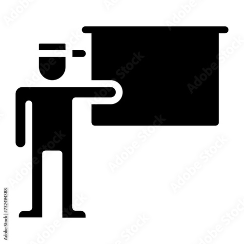 Demonstration icon vector image. Can be used for Protesting and Civil Disobedience.
