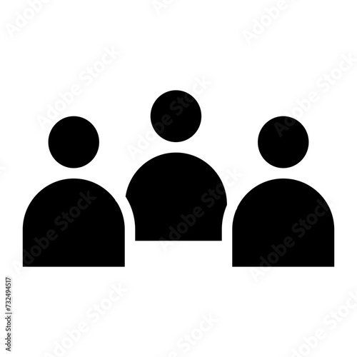 Group icon vector image. Can be used for Protesting and Civil Disobedience. photo