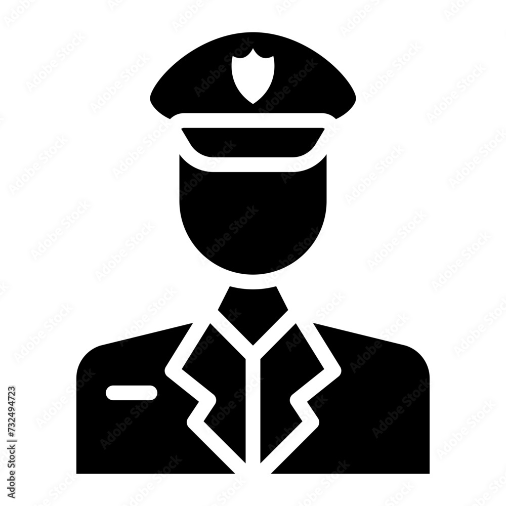 Police icon vector image. Can be used for Protesting and Civil Disobedience. Police icon vector image. Can be used for Protesting and Civil Disobedience.