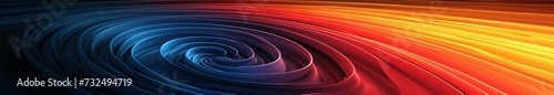 Colorful Vortex of Time: A Trip Through the Months Generative AI photo