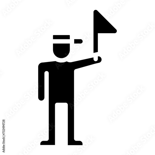 Protester Male icon vector image. Can be used for Protesting and Civil Disobedience.