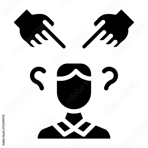 Racism icon vector image. Can be used for Protesting and Civil Disobedience.