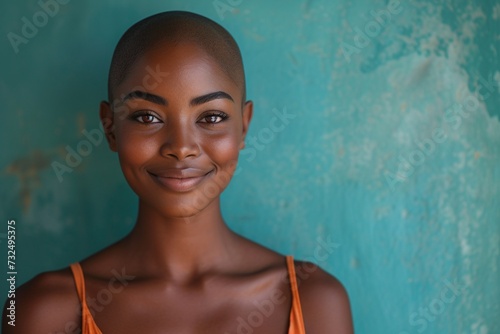 Women's History Month: Celebrating the Power of Bald Beauties Generative AI photo