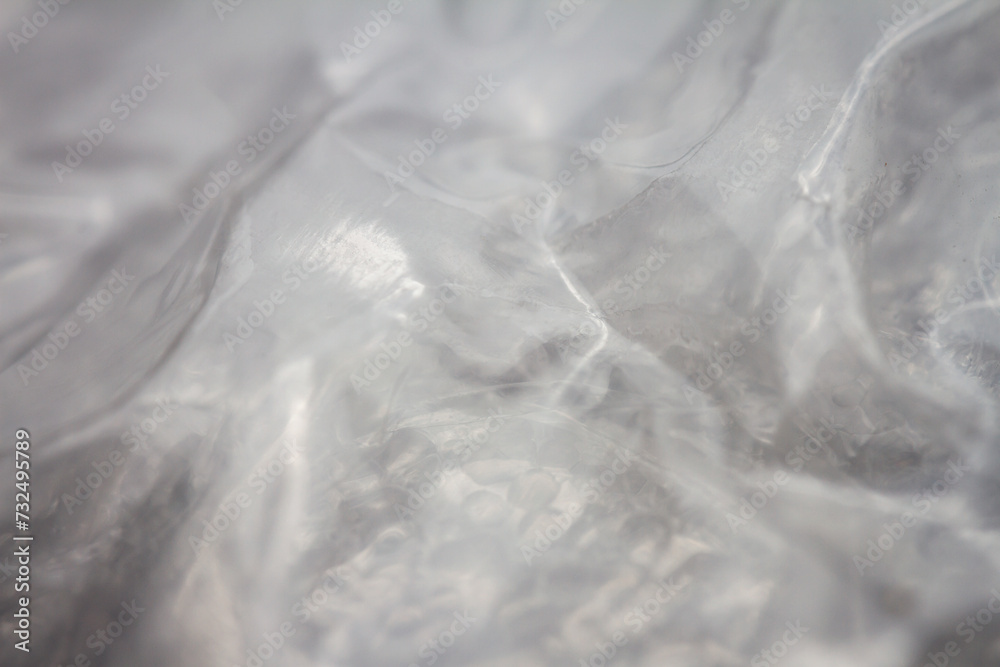 Obraz premium Extreme macro of plastic bubble wrap texture