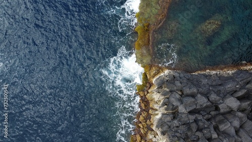 Nature drone shots of the Azores, Portugal