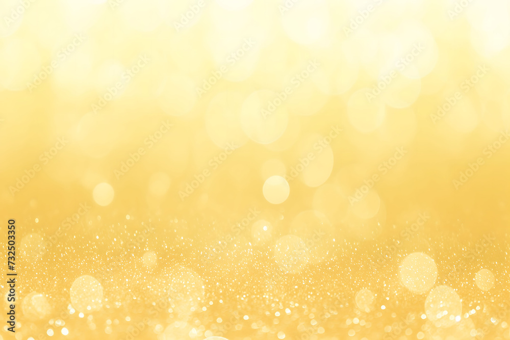 Warm Abstract Bokeh Lights on Golden Background for Festive Occasions Warm Abstract Bokeh Lights on Golden Background for Festive Occasions