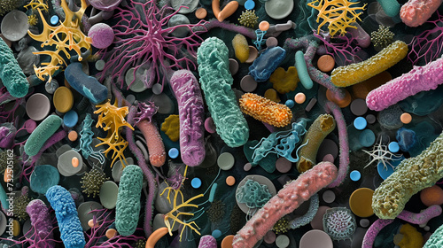 colorful bacteria