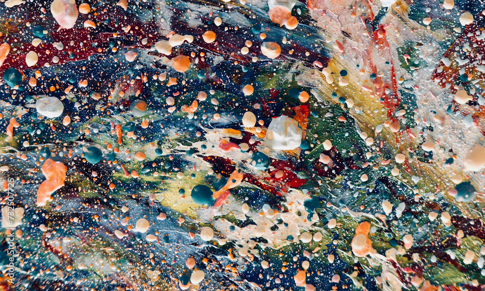 abstract background wallpaper. Modern motif visual art. Mixtures of oil paint. Trendy hand painting canvas. Wall decor and Wall art prints Idea. 3D Texture. Art object	