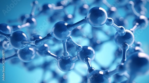 a close up of a molecule