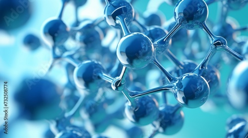 a close up of a molecule