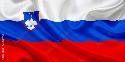 Obraz na plátně national flag of slovenia
