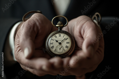 old pocket watch a beautiful watch to never waste time anywhere 