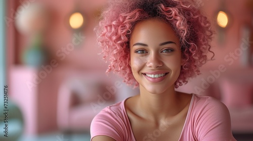 Pink Hair, Pink Shirt: A Celebration of Pink Hair and Pink Shirt Trends Generative AI