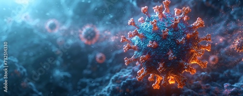 Alien-like Virus Infecting the World  The Coronavirus Pandemic Generative AI