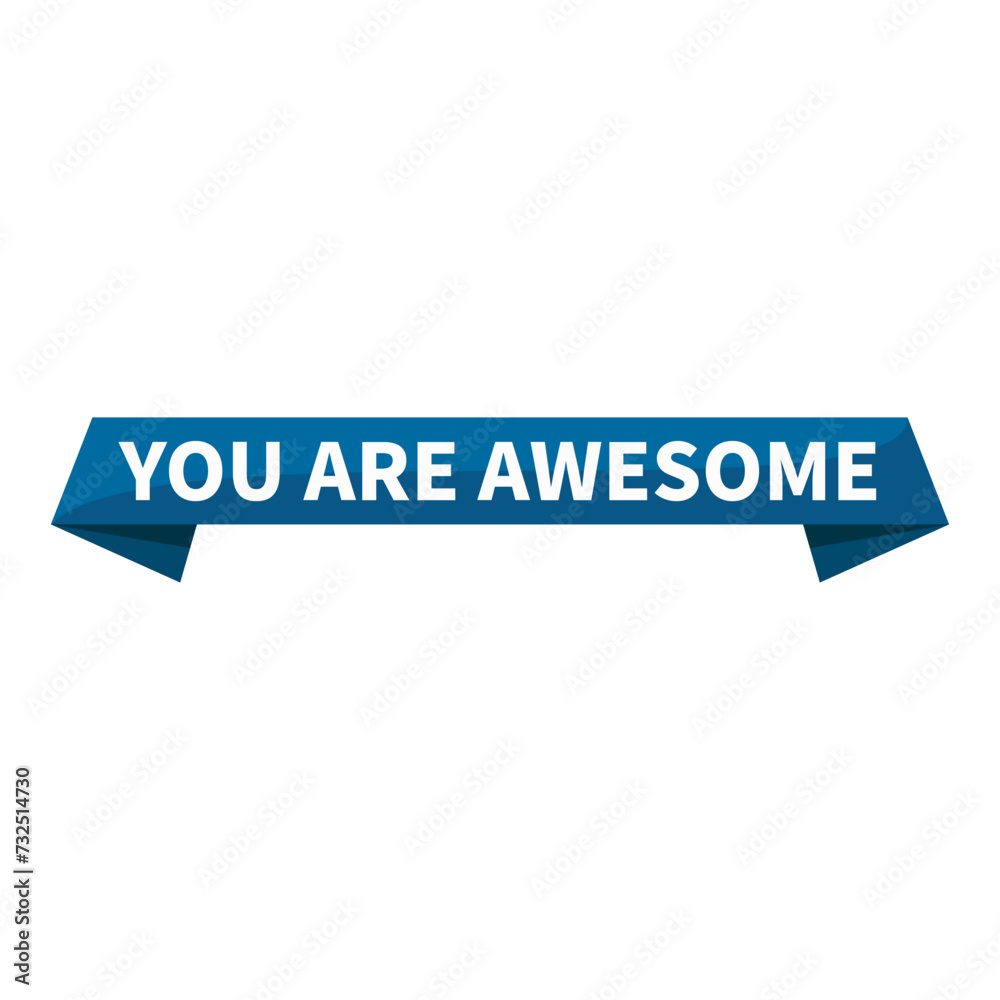 You Are Awesome Text In Blue Ribbon Rectangle Shape For Appreciation Support Information Announcement Business Marketing Social Media
You Are Awesome Text In Blue Ribbon Rectangle Shape For Appreciation Support Information Announcement Business Marketing Social Media