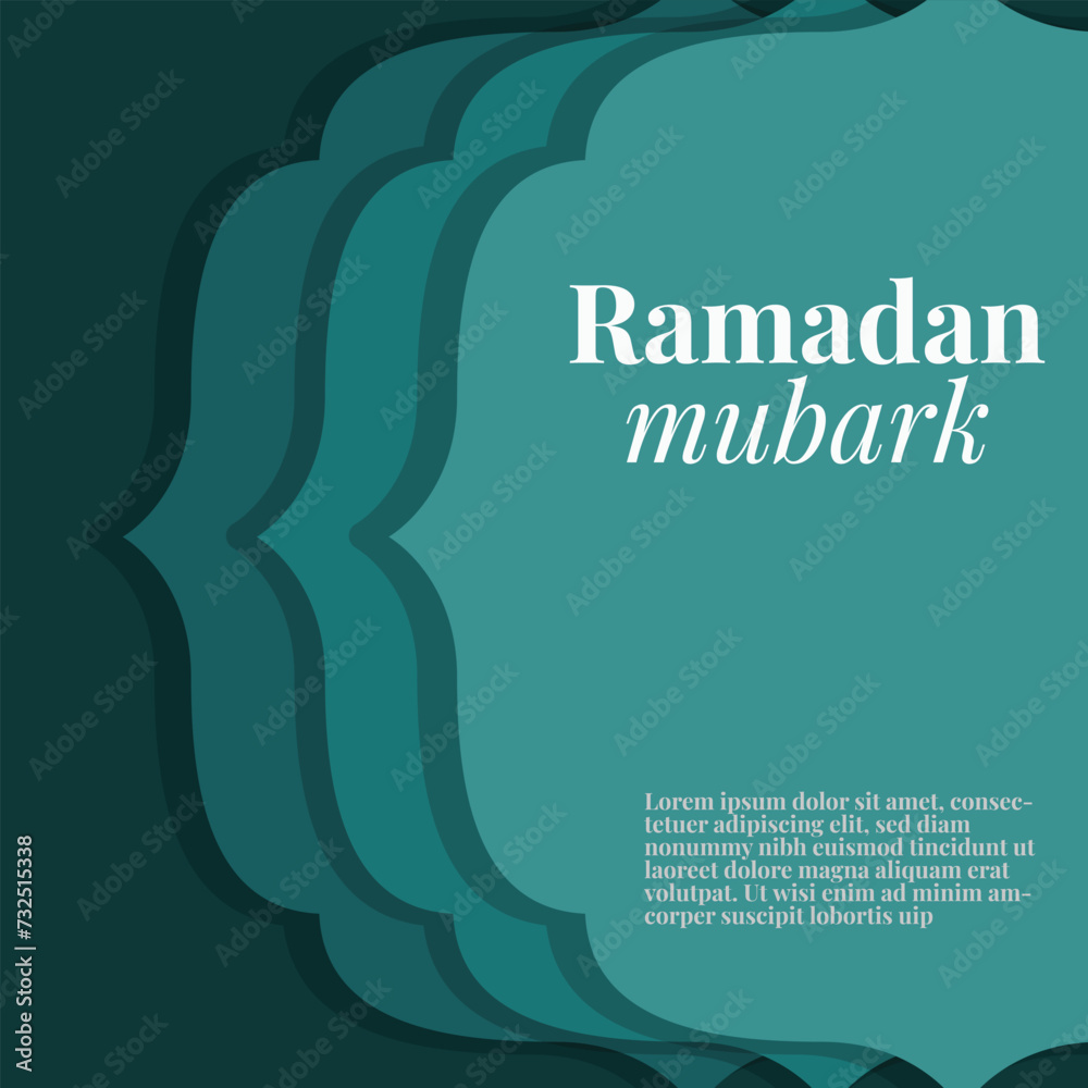 Beautiful Ramadan Kareem Greeting Card Design In Green Color for poster add menu Beautiful Ramadan Kareem Greeting Card Design In Green Color for poster add menu