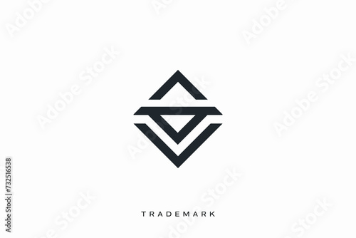 Minimal Abstract emblem logotype vector