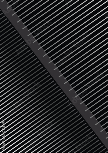 Abstract black background with diagonal lines
