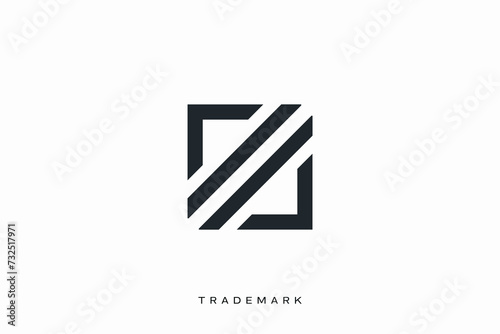 Minimal Abstract emblem logotype vector