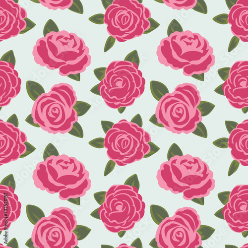 Rose Seamless Pattern