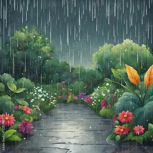 flowers in the garden