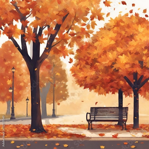 autumn in the park